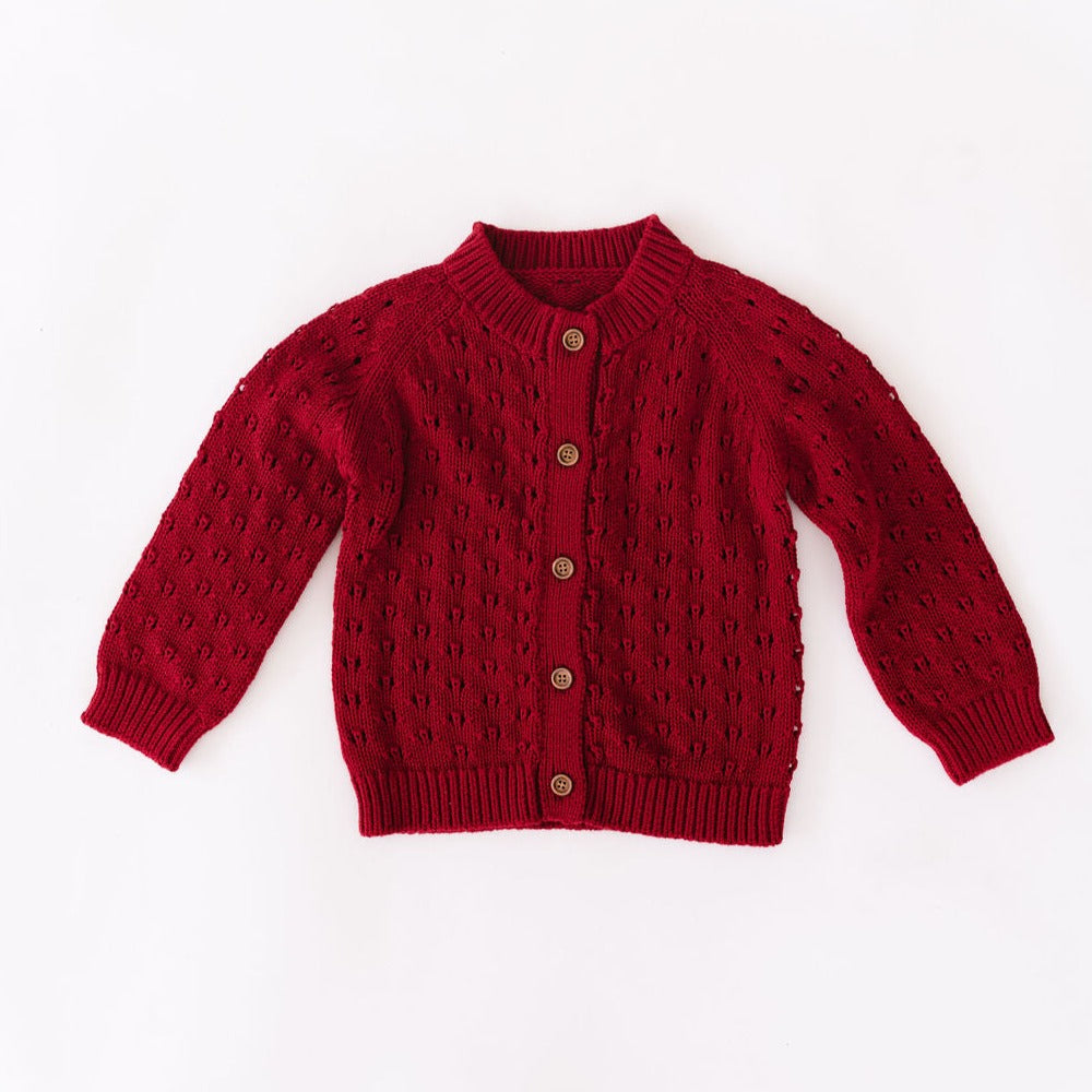 Cranberry clearance cardigan sweater