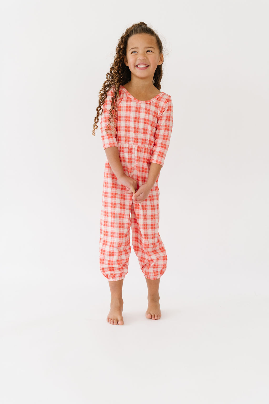 Sweetheart Tartan Jumpsuit